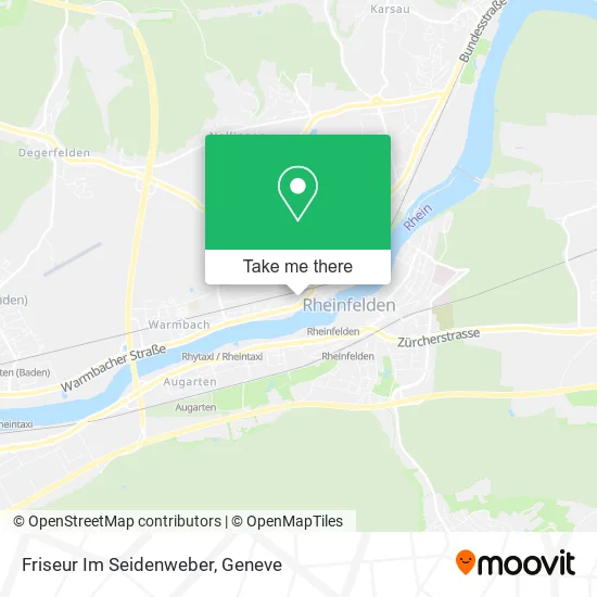 Friseur Im Seidenweber map