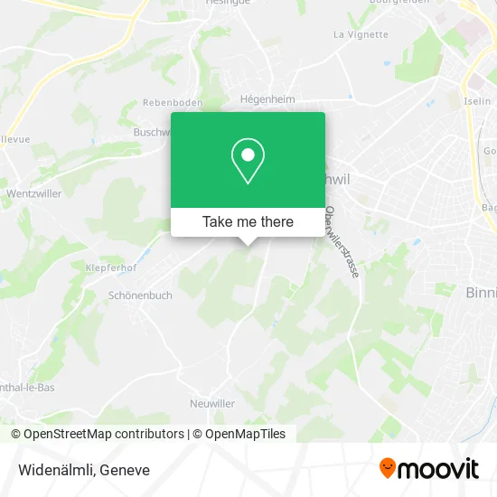 Widenälmli plan