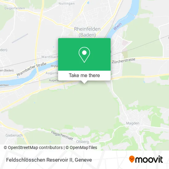 Feldschlösschen Reservoir II map