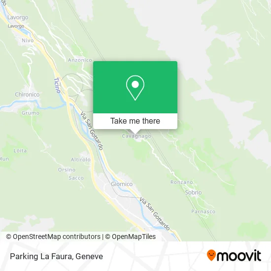 Parking La Faura map