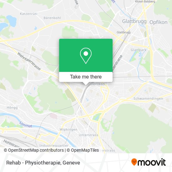 Rehab - Physiotherapie map