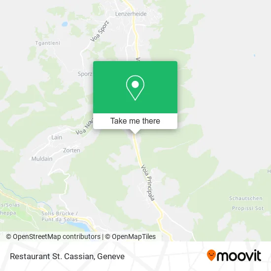 Restaurant St. Cassian map