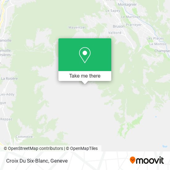 Croix Du Six-Blanc map
