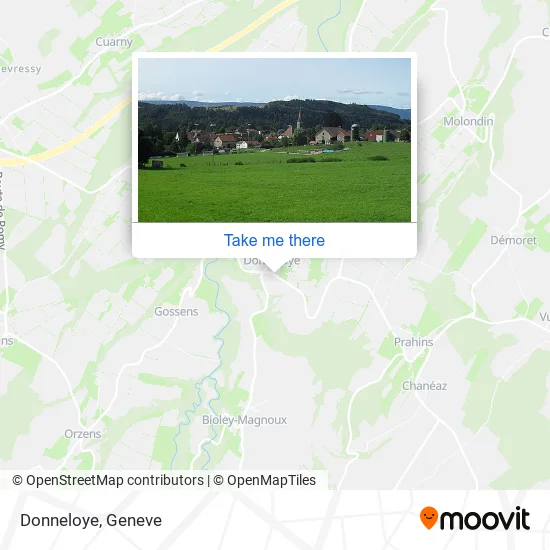Donneloye map