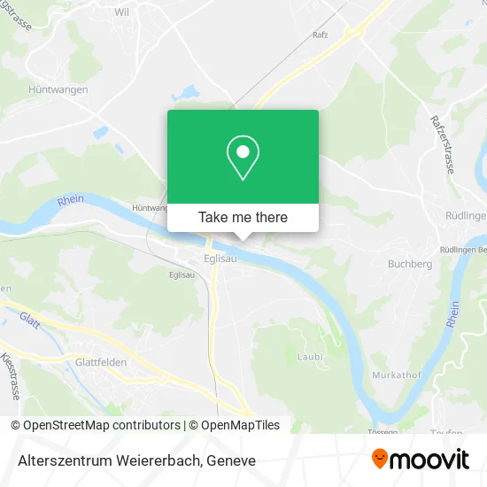 Alterszentrum Weiererbach map