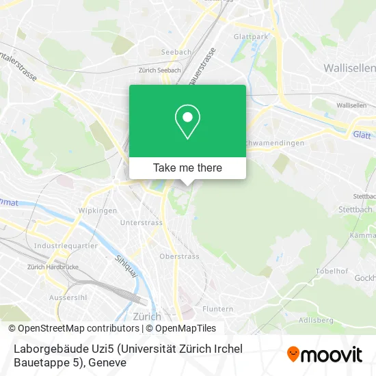 Laborgebäude Uzi5 (Universität Zürich Irchel Bauetappe 5) plan