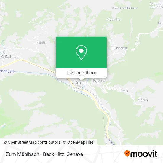 Zum Mühlbach - Beck Hitz map