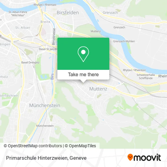 Primarschule Hinterzweien map