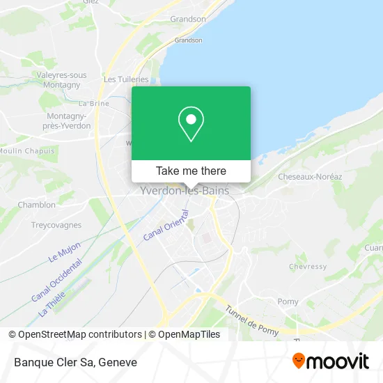 Banque Cler Sa map