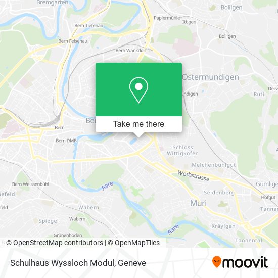 Schulhaus Wyssloch Modul map