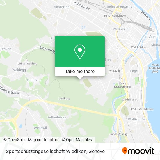 Sportschützengesellschaft Wiedikon map