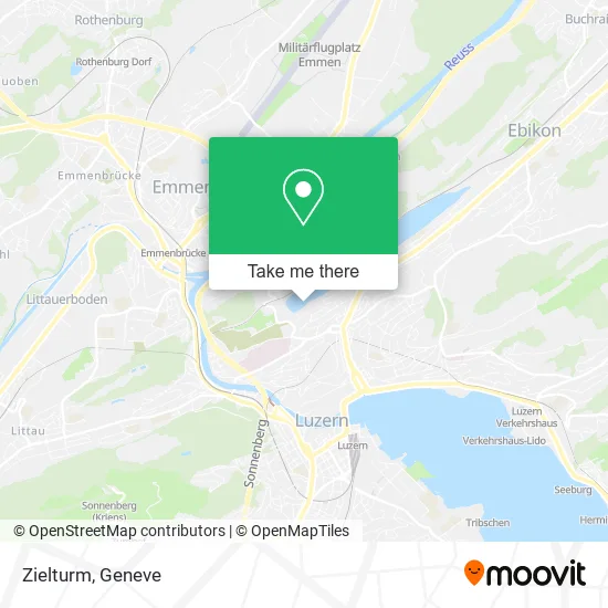 Zielturm map