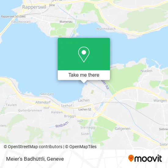 Meier's Badhüttli map