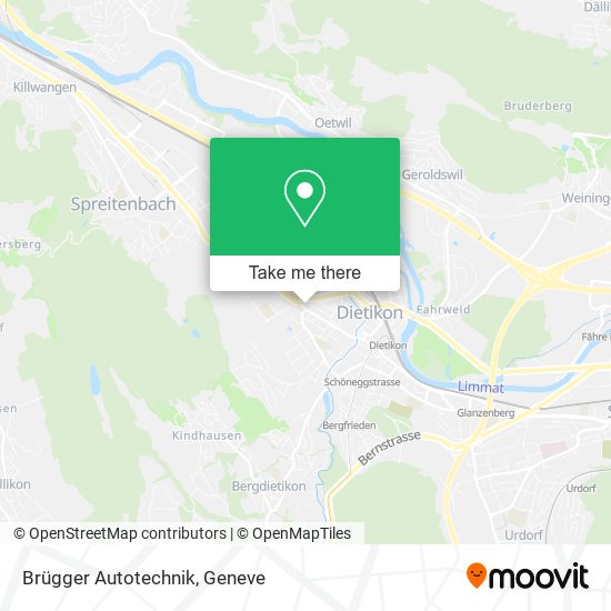 Brügger Autotechnik map