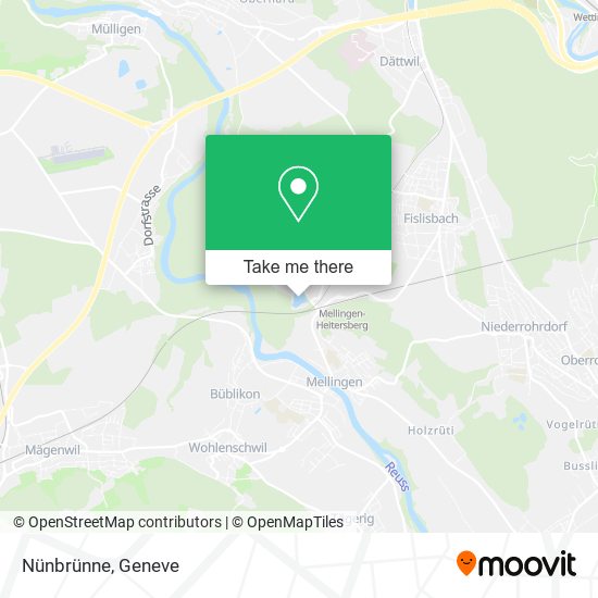 Nünbrünne map
