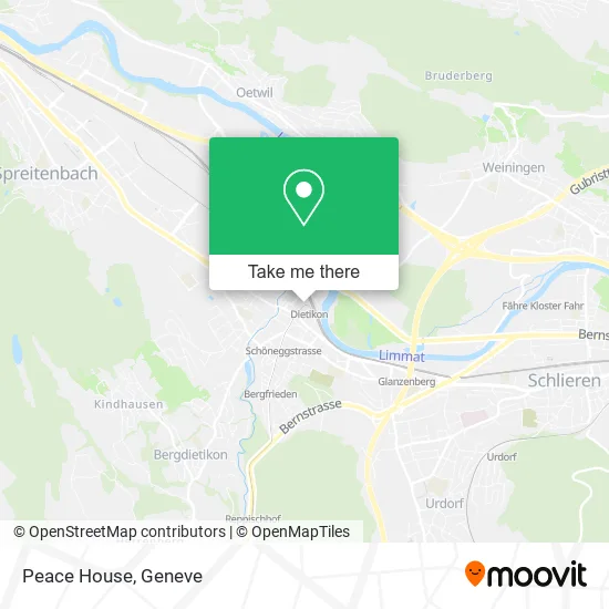 Peace House map