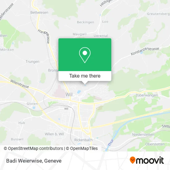 Badi Weierwise map