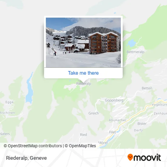 Riederalp map