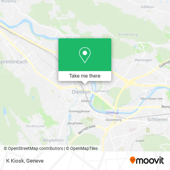 K Kiosk map