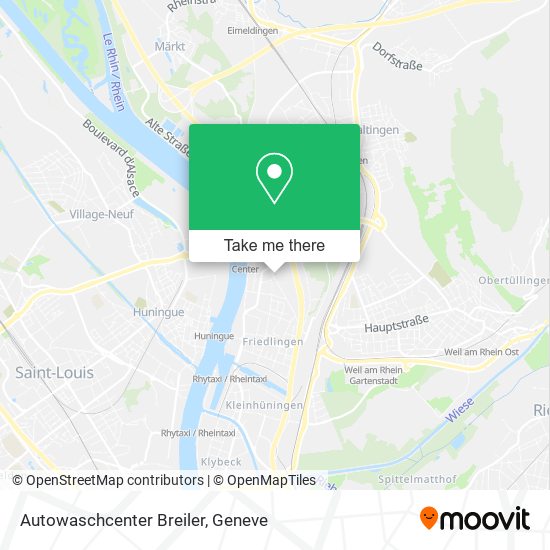 Autowaschcenter Breiler map