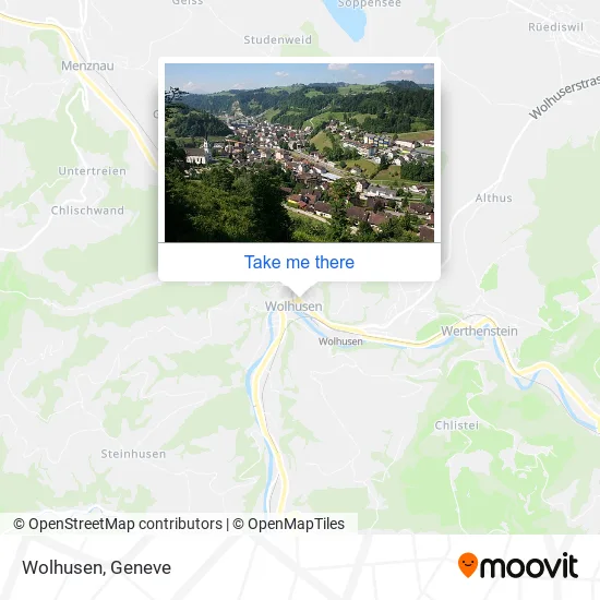 Wolhusen map
