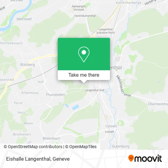 Eishalle Langenthal map
