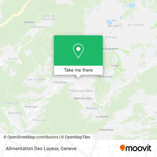 Alimentation Des Layeux map