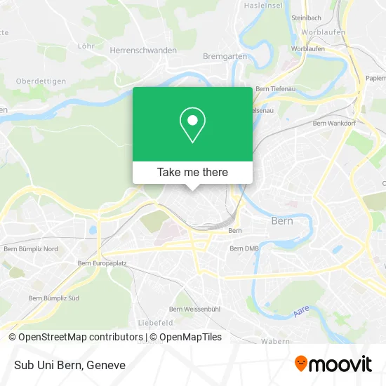 Sub Uni Bern map