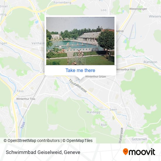 Schwimmbad Geiselweid map