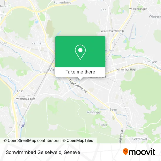Schwimmbad Geiselweid map