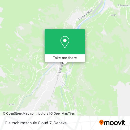 Gleitschirmschule Cloud-7 map