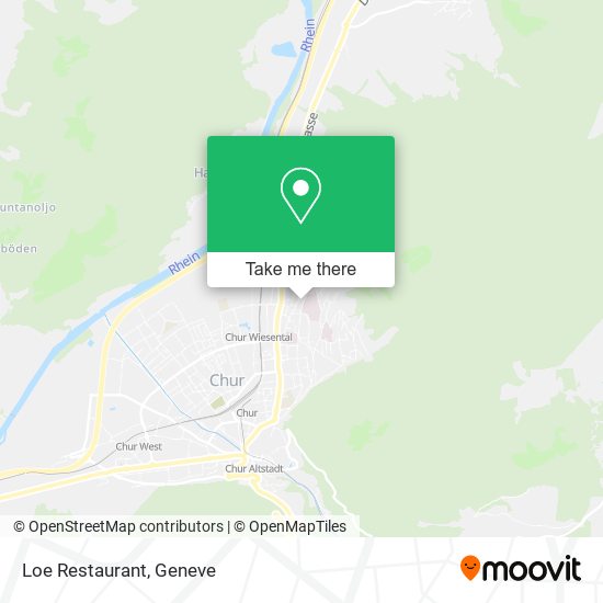 Loe Restaurant map