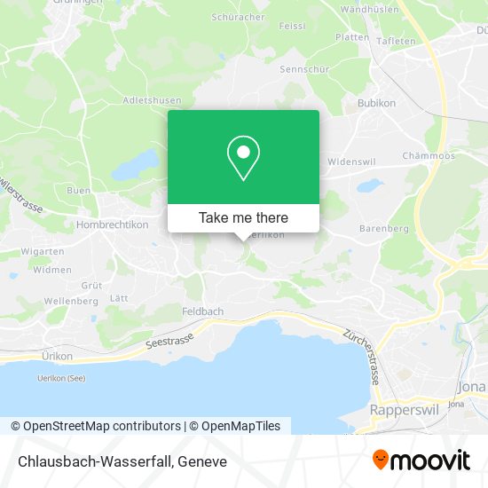 Chlausbach-Wasserfall map