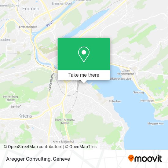 Aregger Consulting map