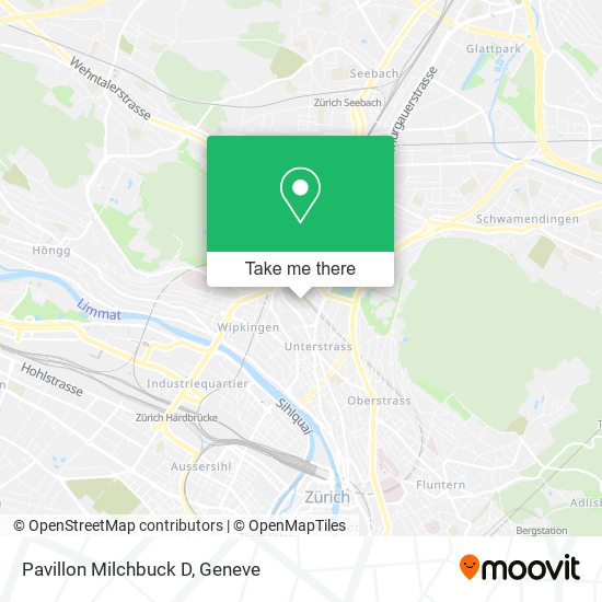 Pavillon Milchbuck D map