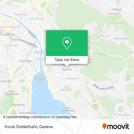 Kiosk Dolderbahn map