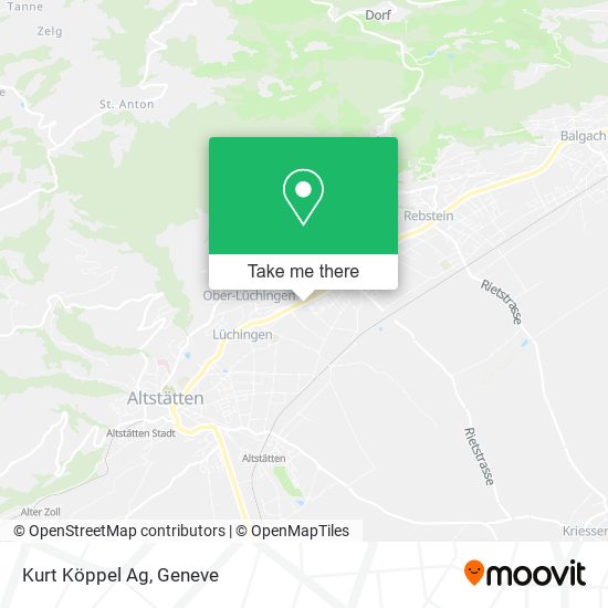 Kurt Köppel Ag map