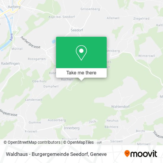 Waldhaus - Burgergemeinde Seedorf map