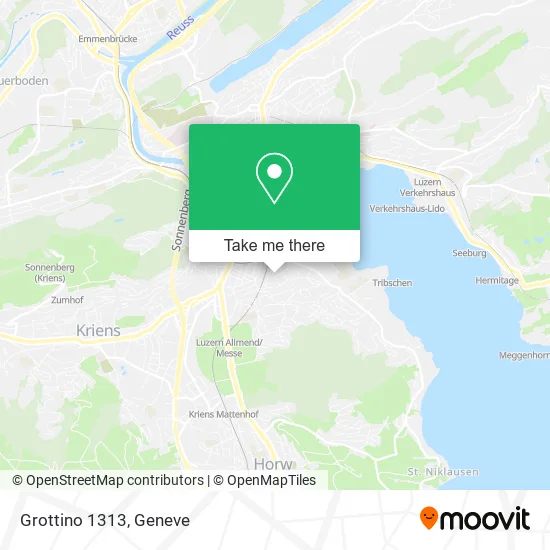 Grottino 1313 map