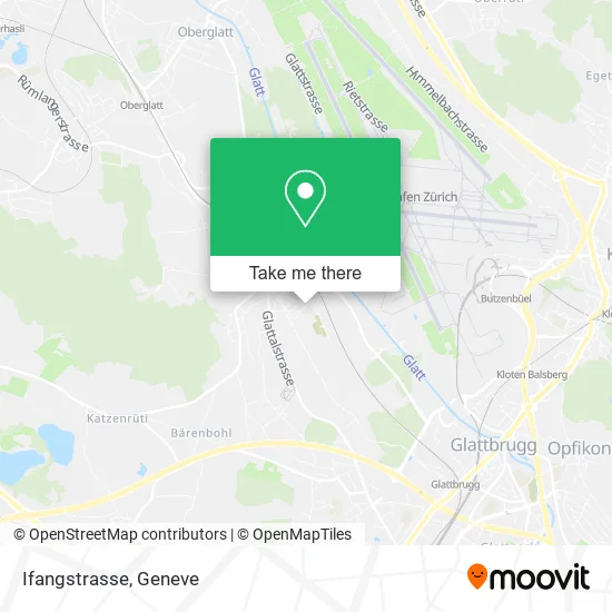 Ifangstrasse map