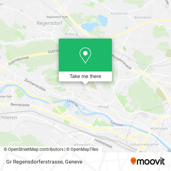Gr Regensdorferstrasse map