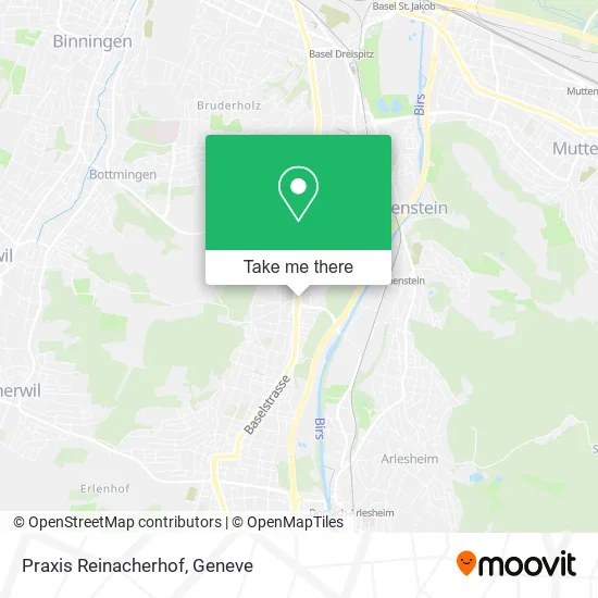 Praxis Reinacherhof map