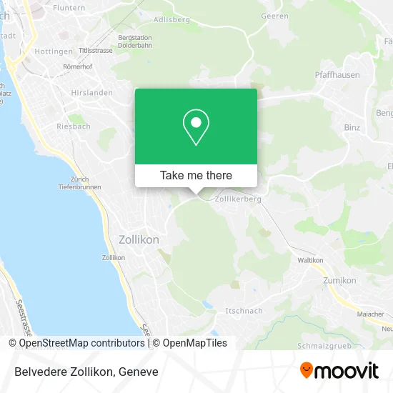 Belvedere Zollikon map