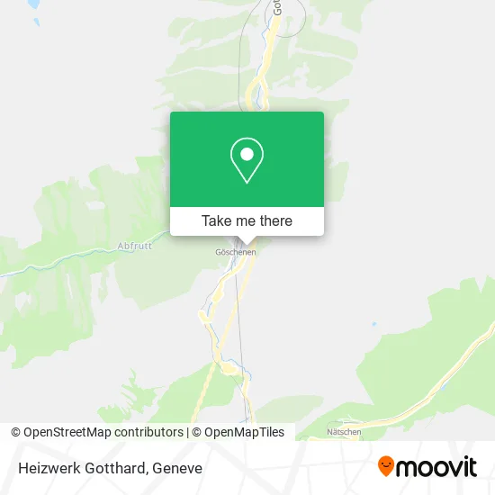 Heizwerk Gotthard map