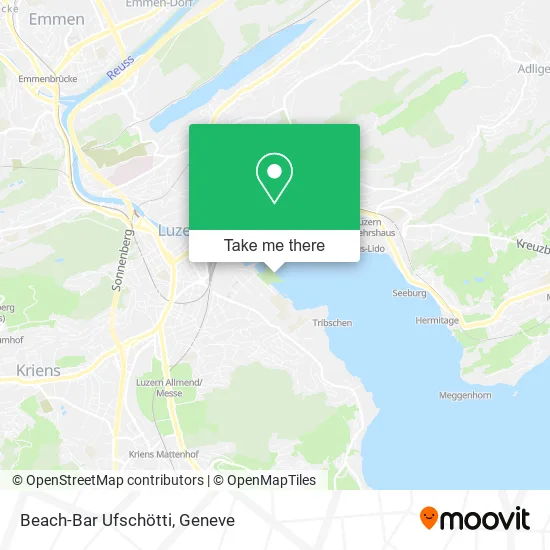 Beach-Bar Ufschötti map