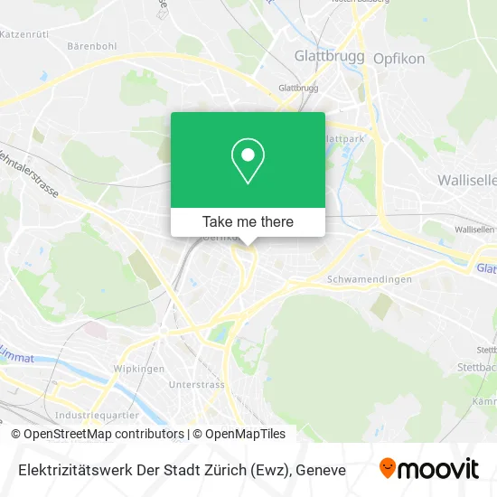 Elektrizitätswerk Der Stadt Zürich (Ewz) map