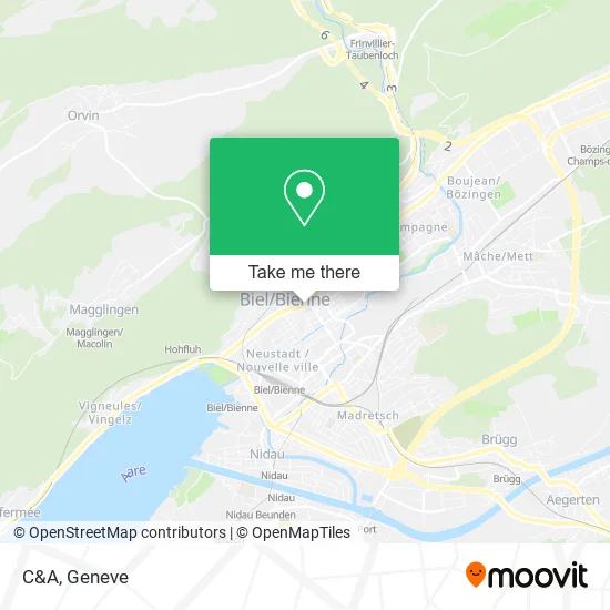 C&A map