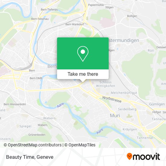 Beauty Time map