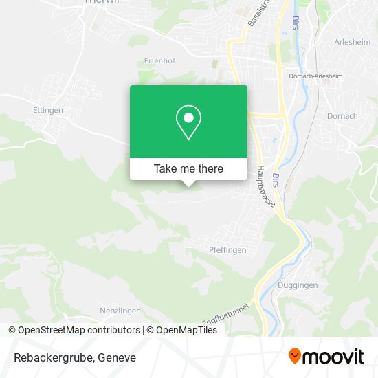 Rebackergrube map