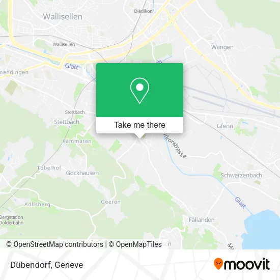 Dübendorf map